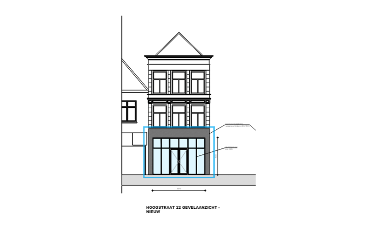 Tekening zij aanzicht   website